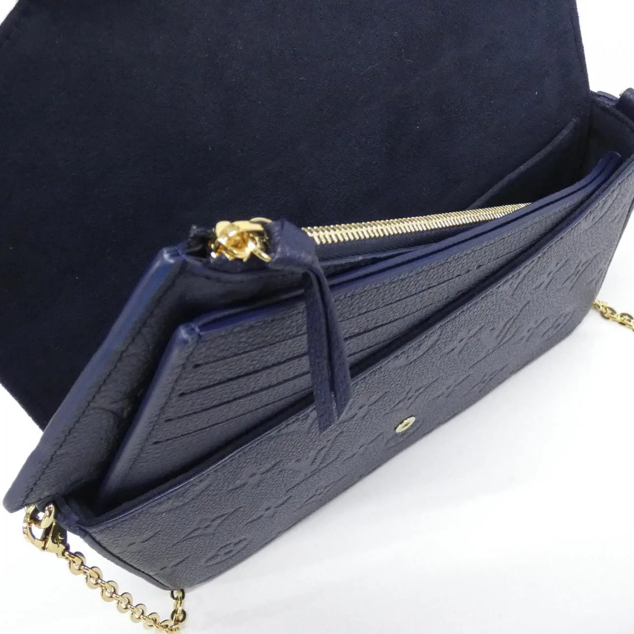 LOUIS VUITTON Pochette M83589 Shoulder Monogram Navy Monogram Rank A - Thumbnail 5