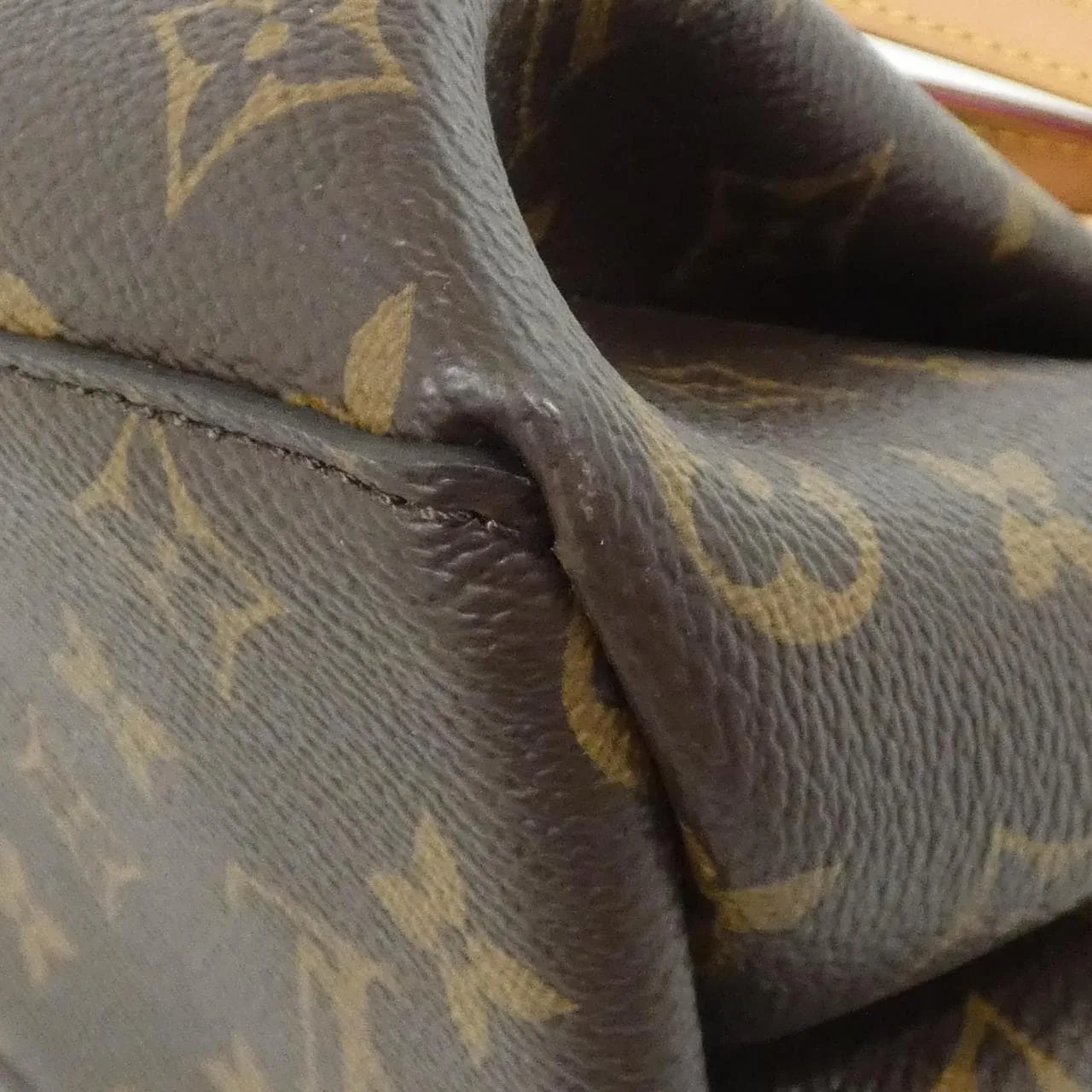 LOUIS VUITTON M44543 Handbag Monogram 黑色 Monogram 中古品A - 縮圖 3