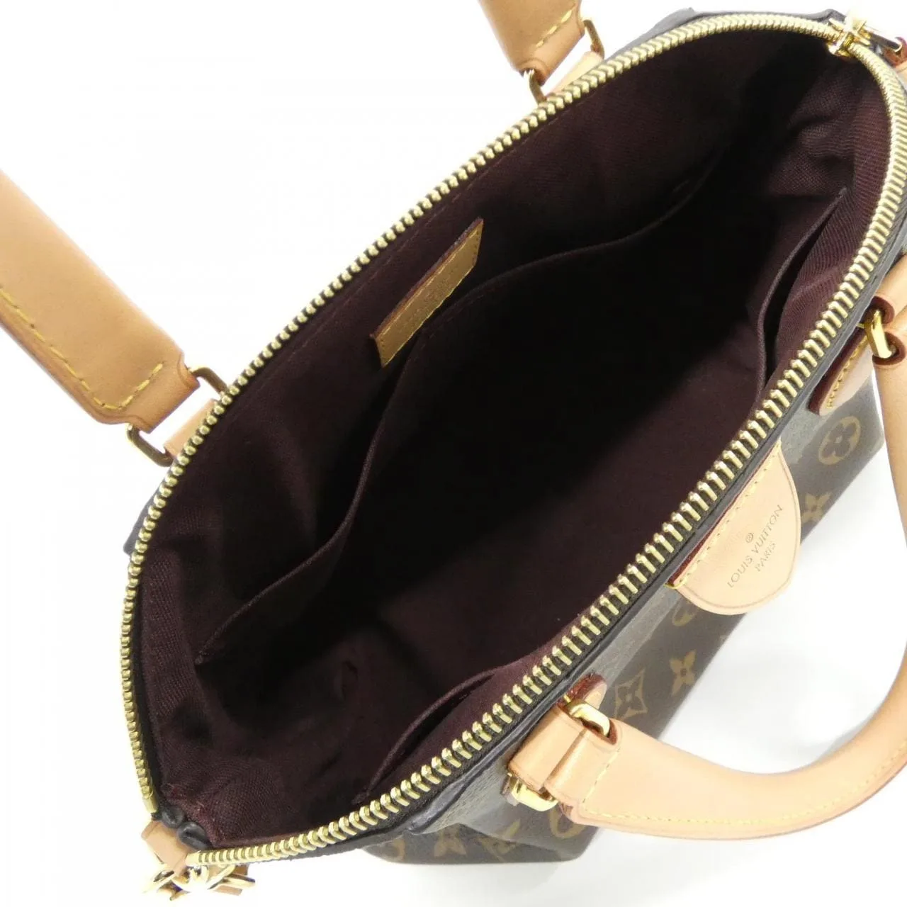 LOUIS VUITTON M44543 Handbag Monogram 黑色 Monogram 中古品A - 縮圖 9