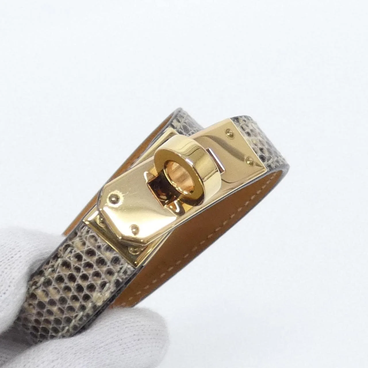 HERMES Kelly 061305FC Accessories Black Rank A - Thumbnail 3