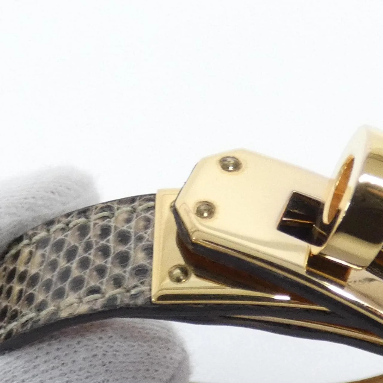 HERMES Kelly 061305FC Accessories Black Rank A - Thumbnail 4