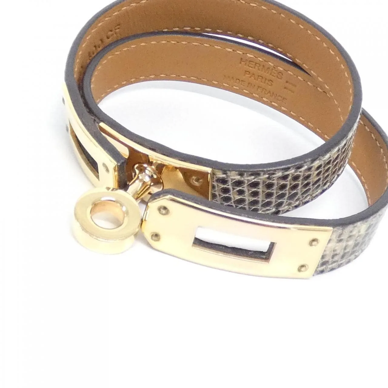 HERMES Kelly 061305FC Accessories Black Rank A - Thumbnail 6