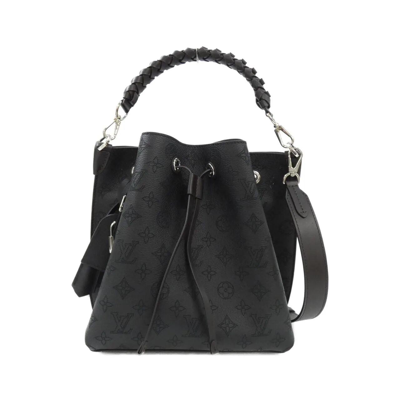 LOUIS VUITTON Mahina M55800 Shoulder Black