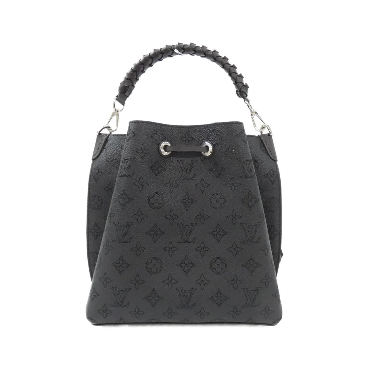 LOUIS VUITTON Mahina M55800 Shoulder 黑色 中古品A - 縮圖 2