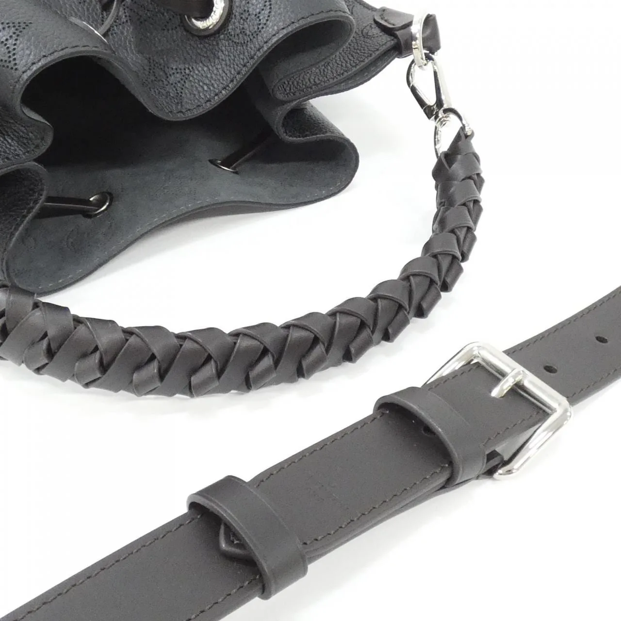 LOUIS VUITTON Mahina M55800 Shoulder 黑色 中古品A - 縮圖 5