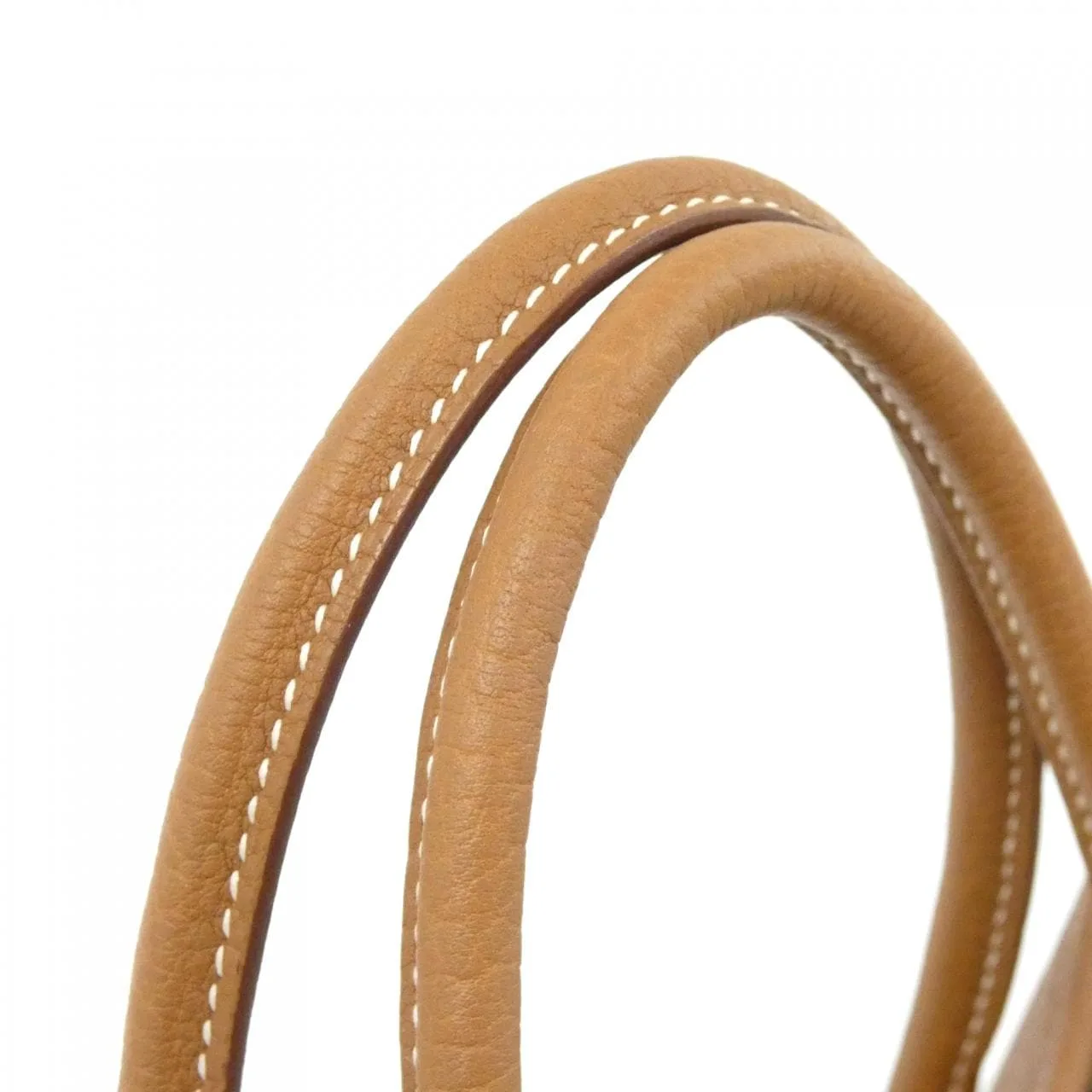 HERMES Garden Party 051568CK Tote 金色 中古品A - 縮圖 4