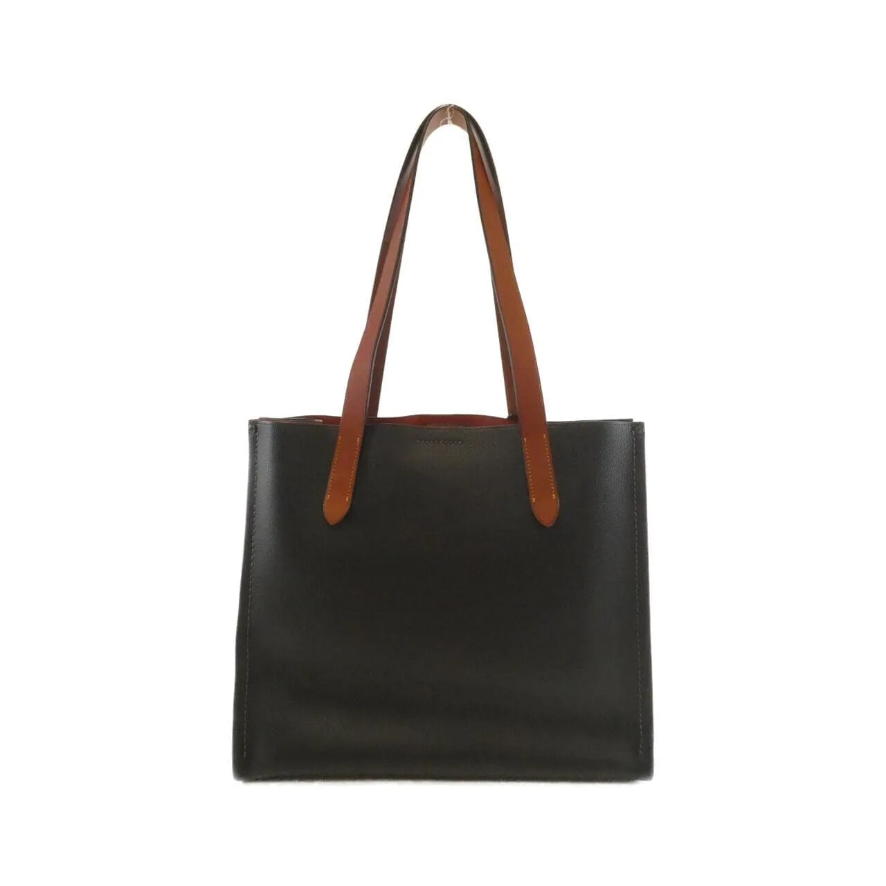 COACH CH757 Handbag Leather 黑色 皮革 中古品A - 縮圖 2