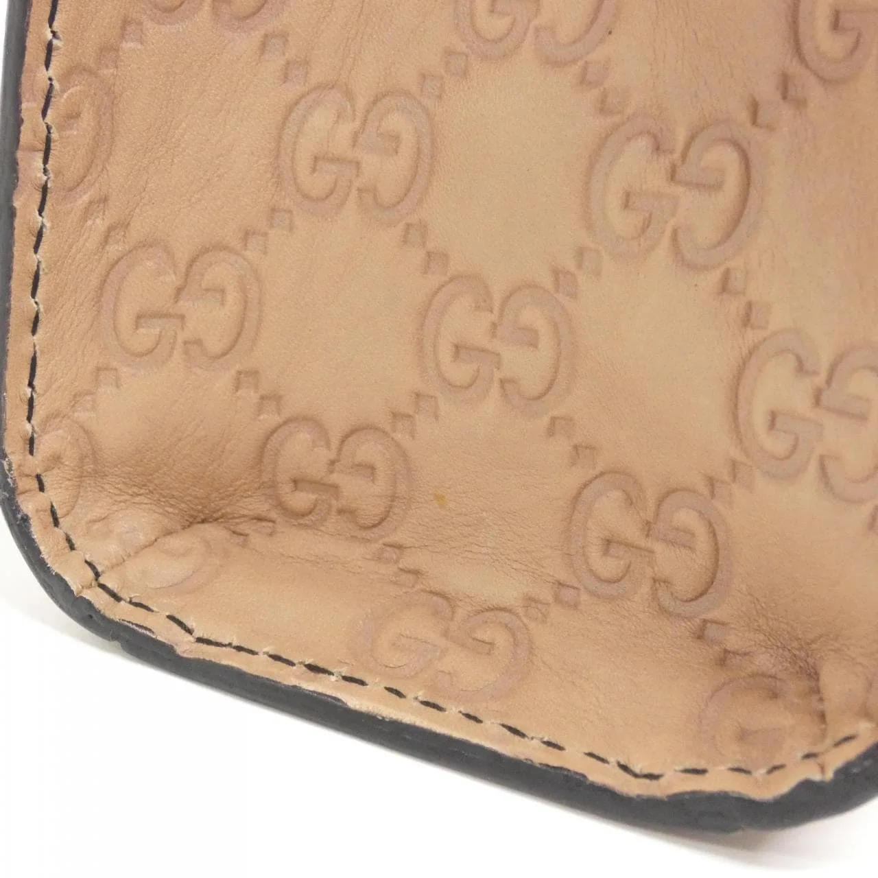 GUCCI 295402 肩背包 皮革 米色 皮革 中古品A - 縮圖 4