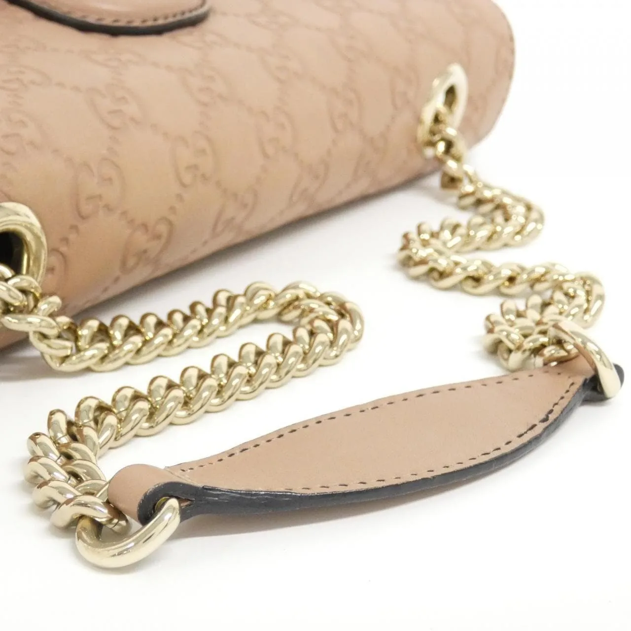 GUCCI 295402 肩背包 皮革 米色 皮革 中古品A - 縮圖 7