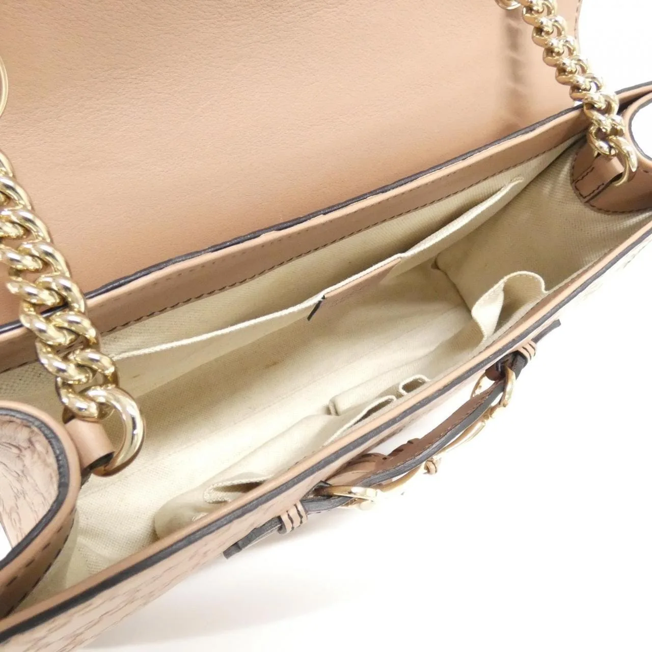 GUCCI 295402 肩背包 皮革 米色 皮革 中古品A - 縮圖 8