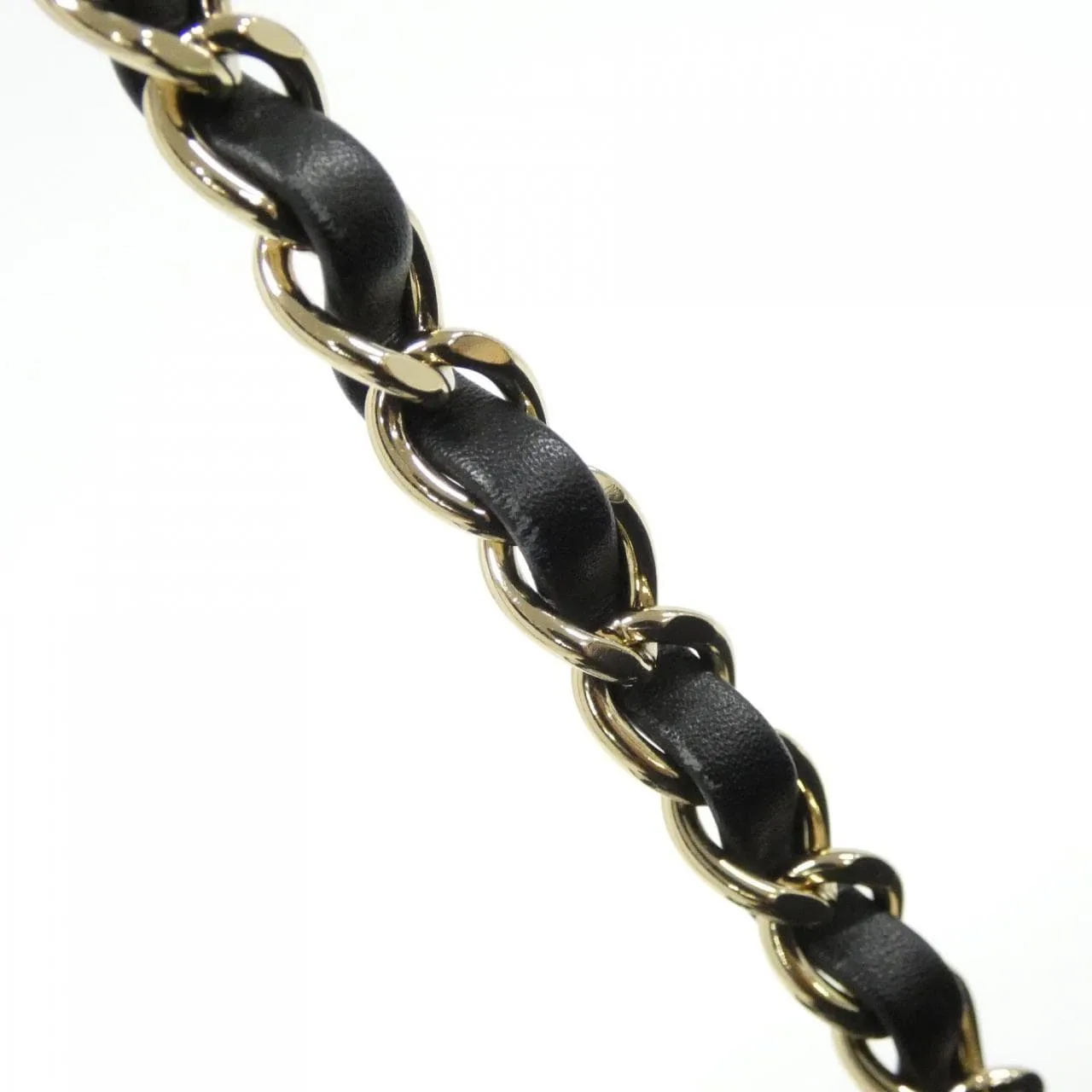 CHANEL Deauville AS3257 Handbag Black Rank B - Thumbnail 8