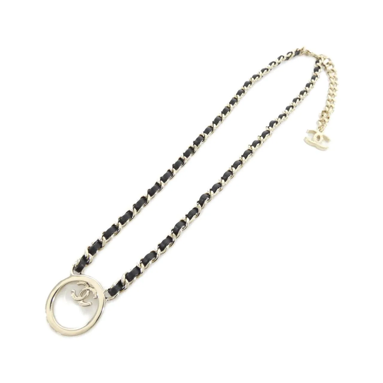 CHANEL ABC576 Accessories Lambskin 黑色 羊皮 中古品A - 縮圖 2