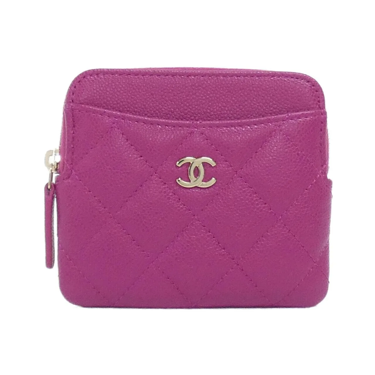 CHANEL Timeless Classic AP2061 Coin Case Grained Calfskin Pink