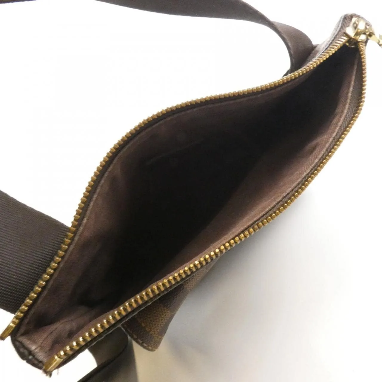 LOUIS VUITTON Pochette N51127 Shoulder Damier 黑色 Damier 中古品B - 縮圖 8