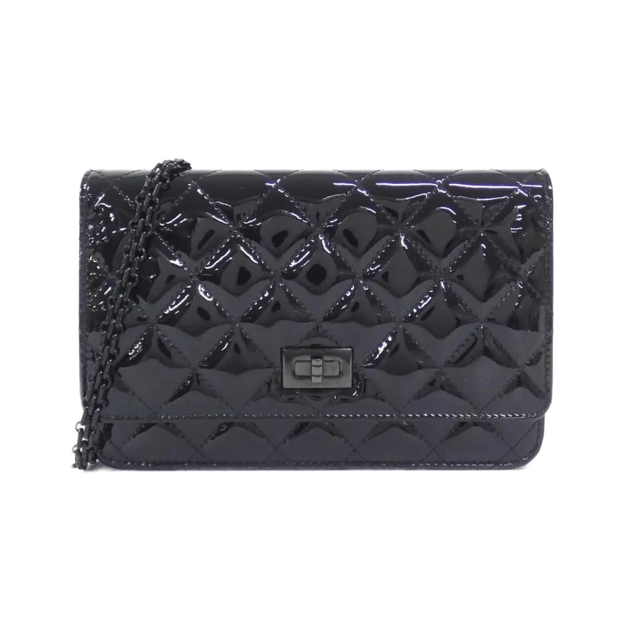 CHANEL 70328 Wallet Patent Leather