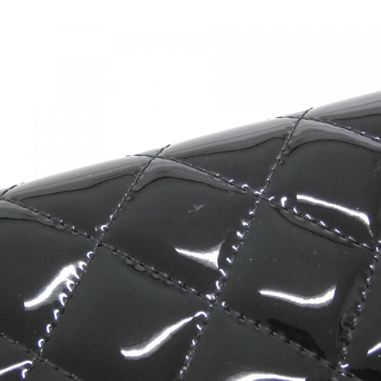 CHANEL 70328 Wallet Patent Leather Black Patent Leather Rank A - Thumbnail 5
