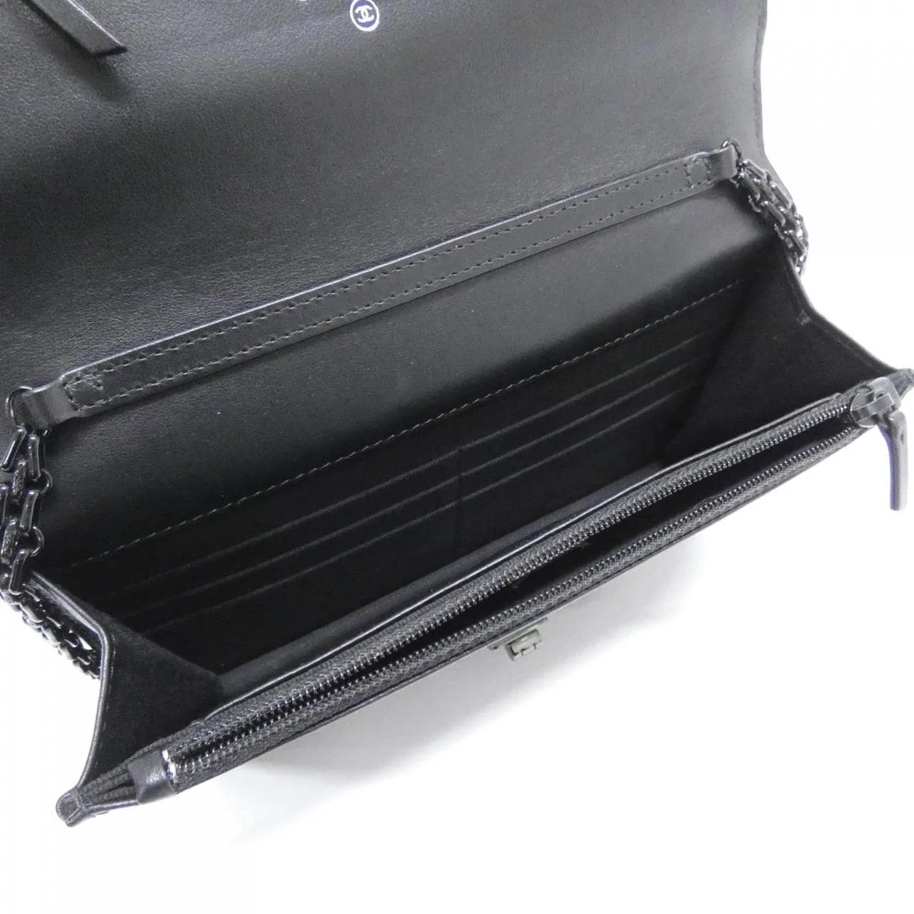 CHANEL 70328 Wallet Patent Leather Black Patent Leather Rank A - Thumbnail 9