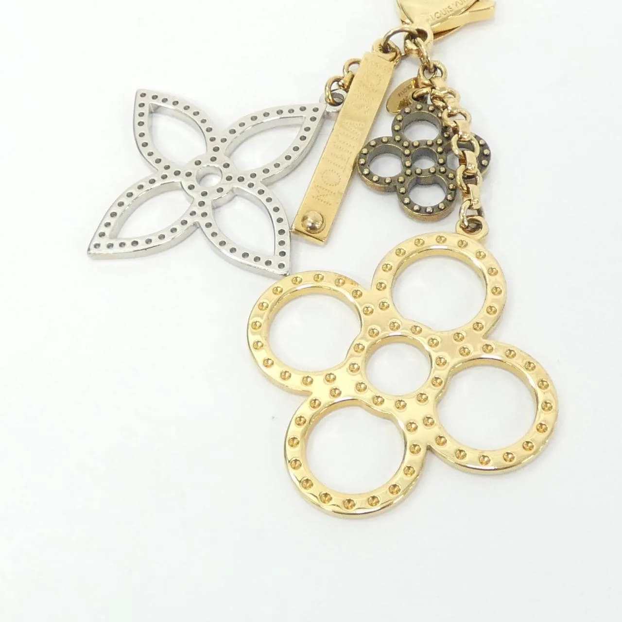 LOUIS VUITTON M65090 Key Case 金色 中古品A - 縮圖 2