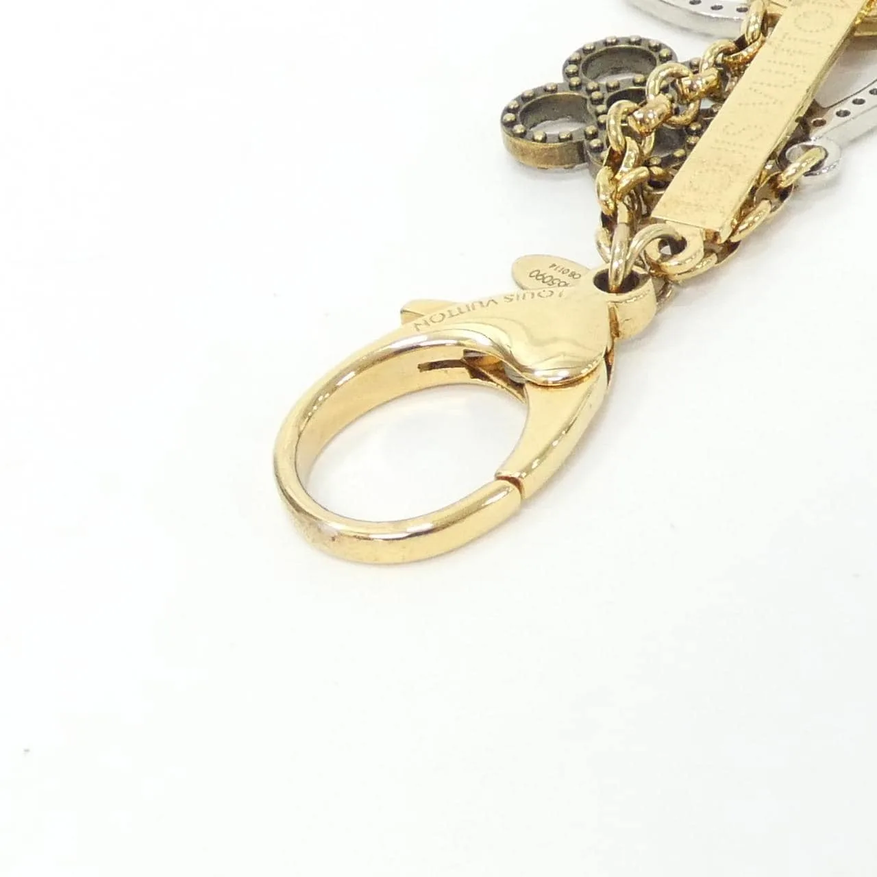 LOUIS VUITTON M65090 Key Case 金色 中古品A - 縮圖 4