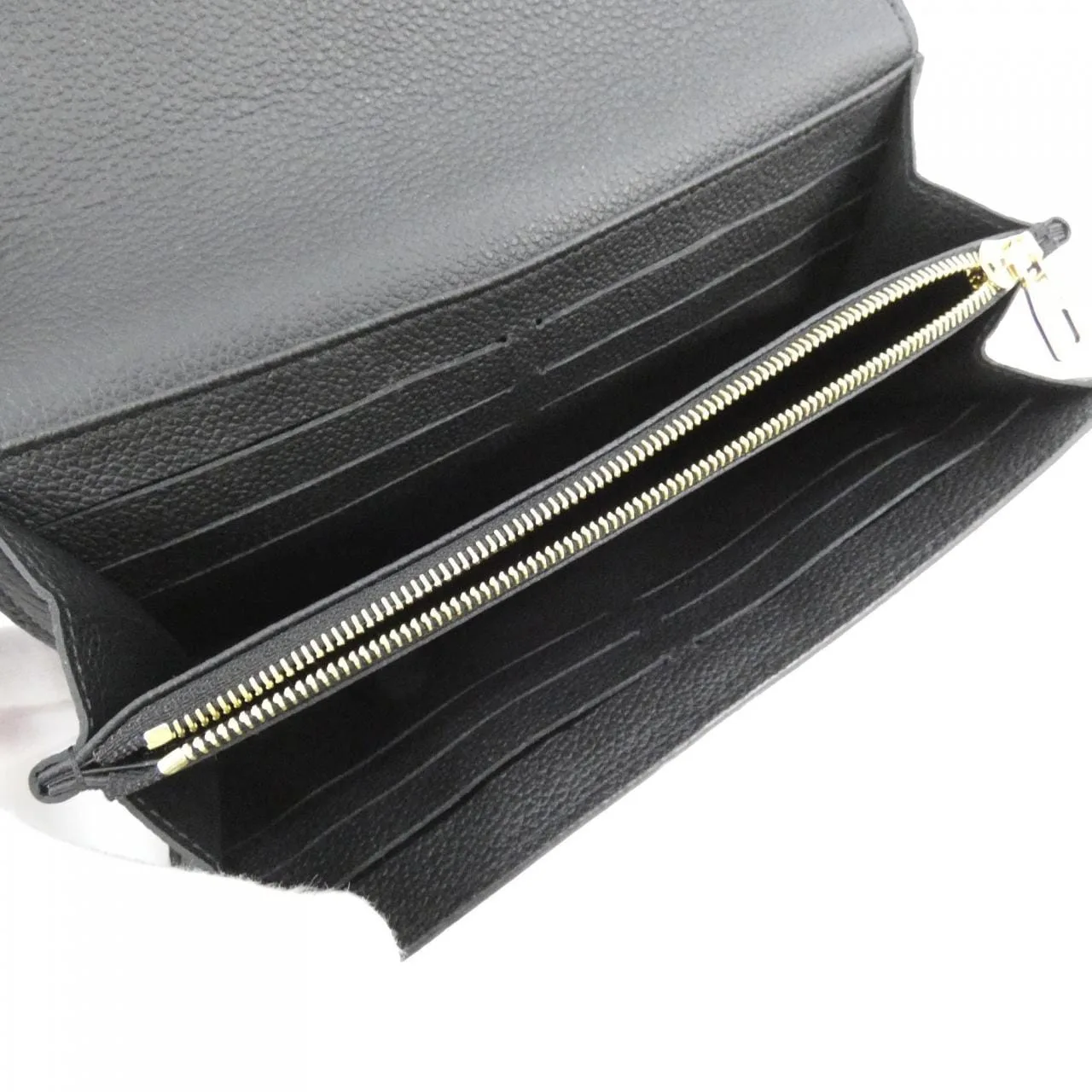 LOUIS VUITTON M80496 Wallet Monogram 黑色 Monogram 中古品A - 縮圖 5