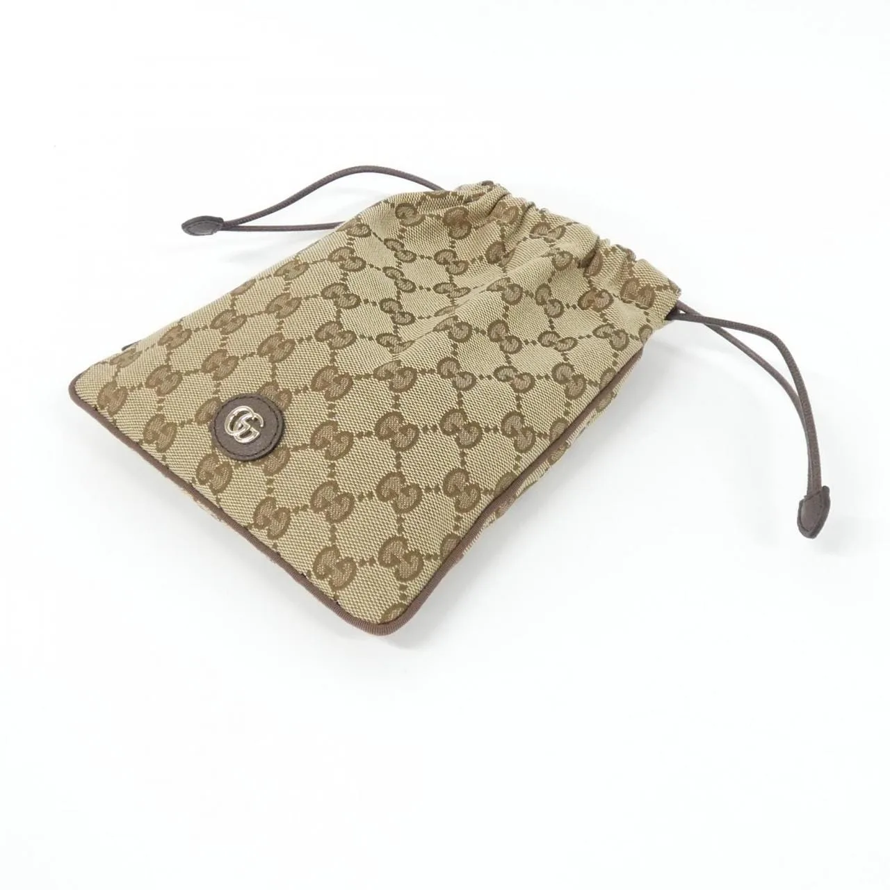 GUCCI 837666 FAEUY Pouch Canvas 米色 帆布 未使用品 - 縮圖 3