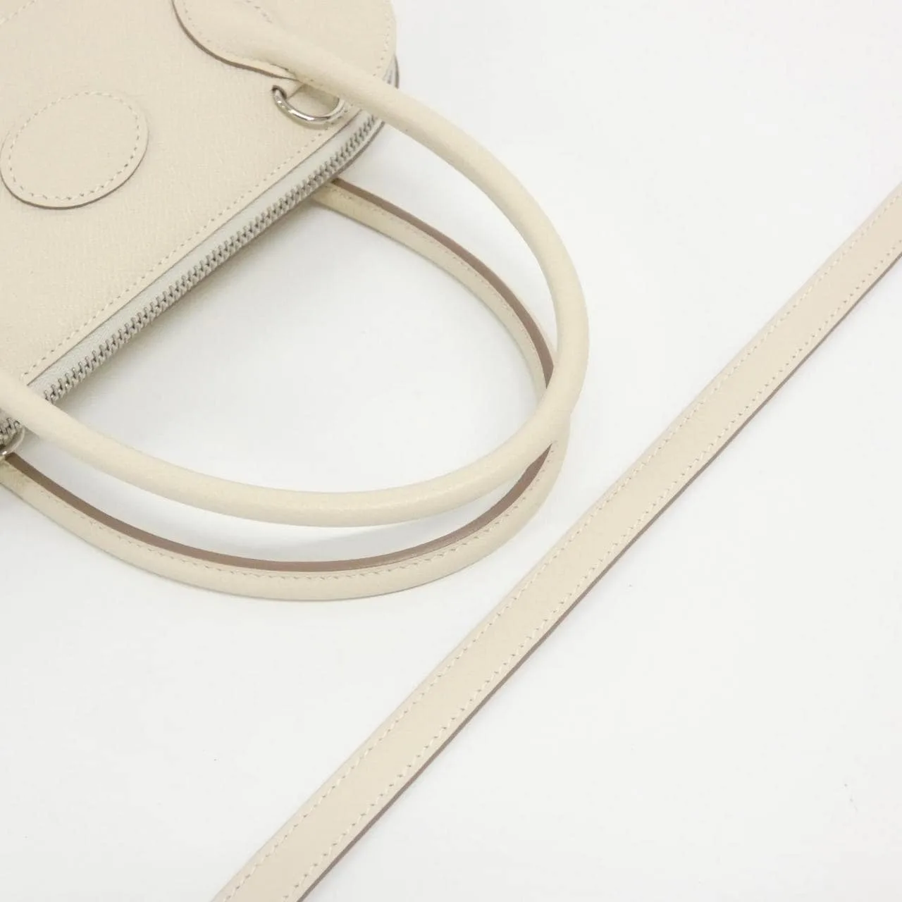 HERMES Bolide 041693CK Handbag Epsom Black Epsom Leather Rank A - Thumbnail 8