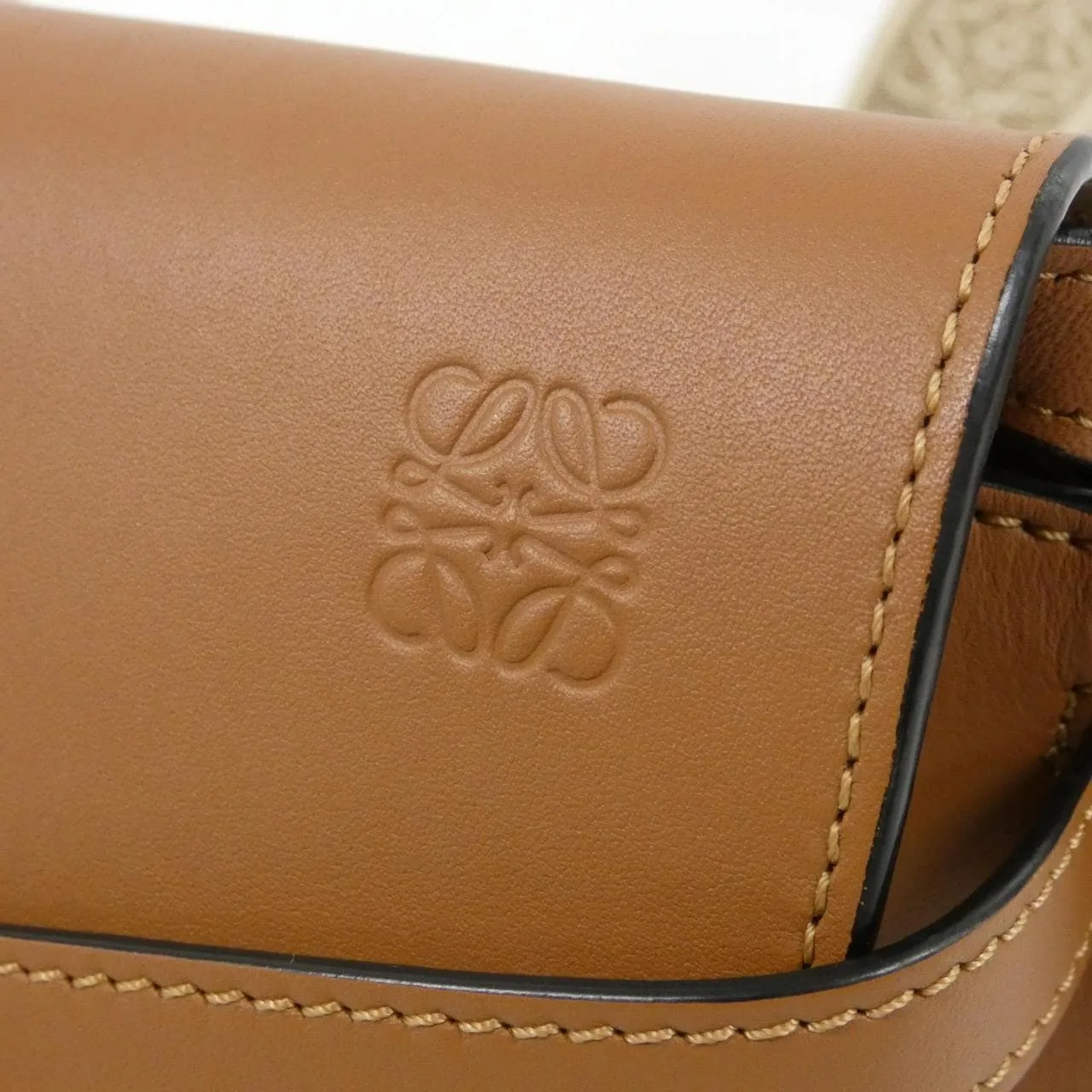 LOEWE Gate A650N46X13 Shoulder 黑色 中古品A - 縮圖 4