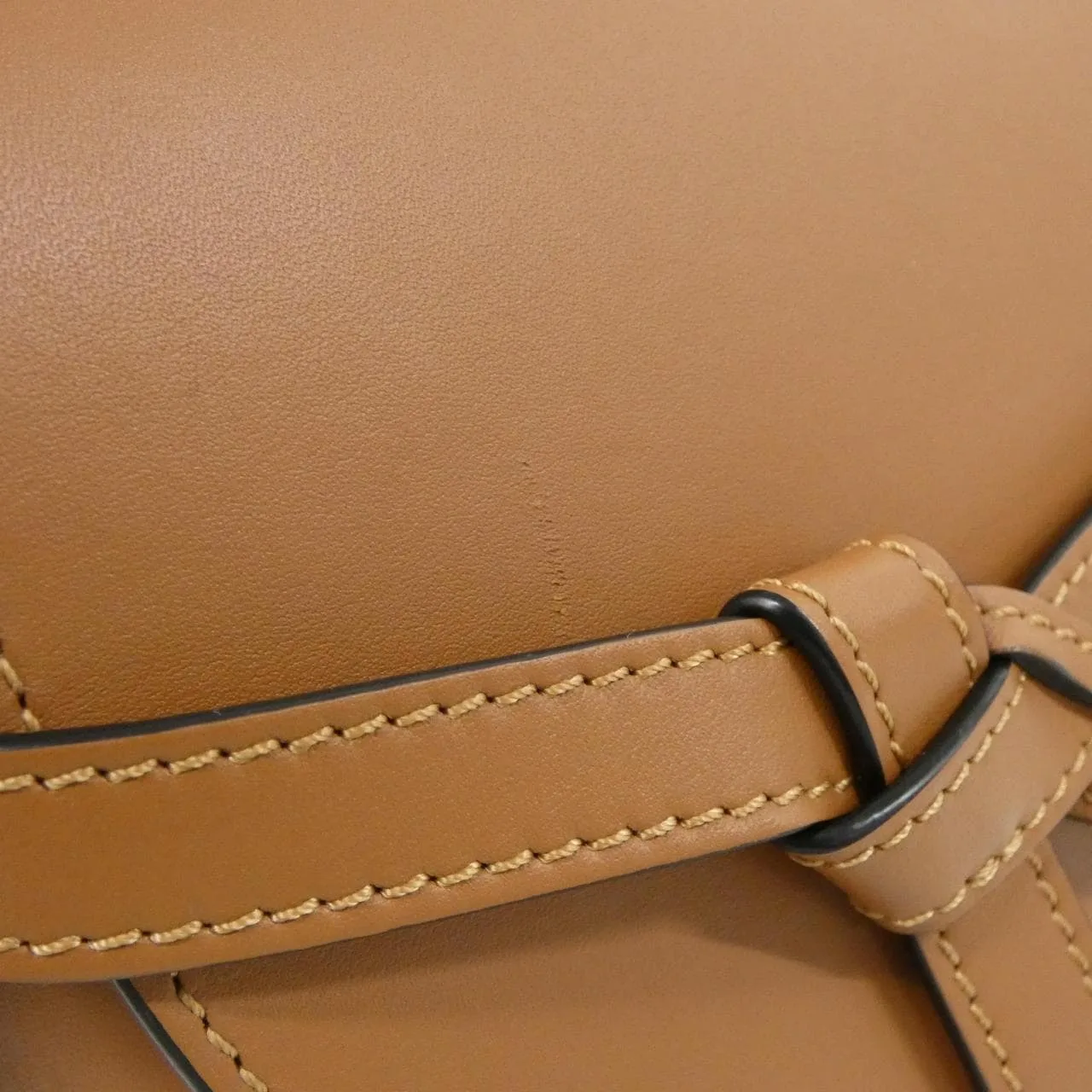 LOEWE Gate A650N46X13 Shoulder 黑色 中古品A - 縮圖 6