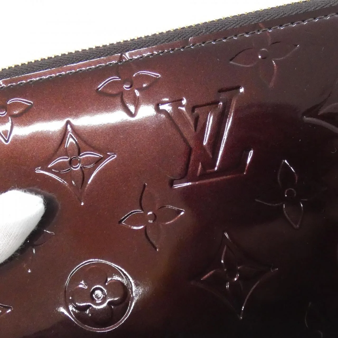 LOUIS VUITTON M93522 Wallet Vernis Black Vernis Rank A - Thumbnail 4