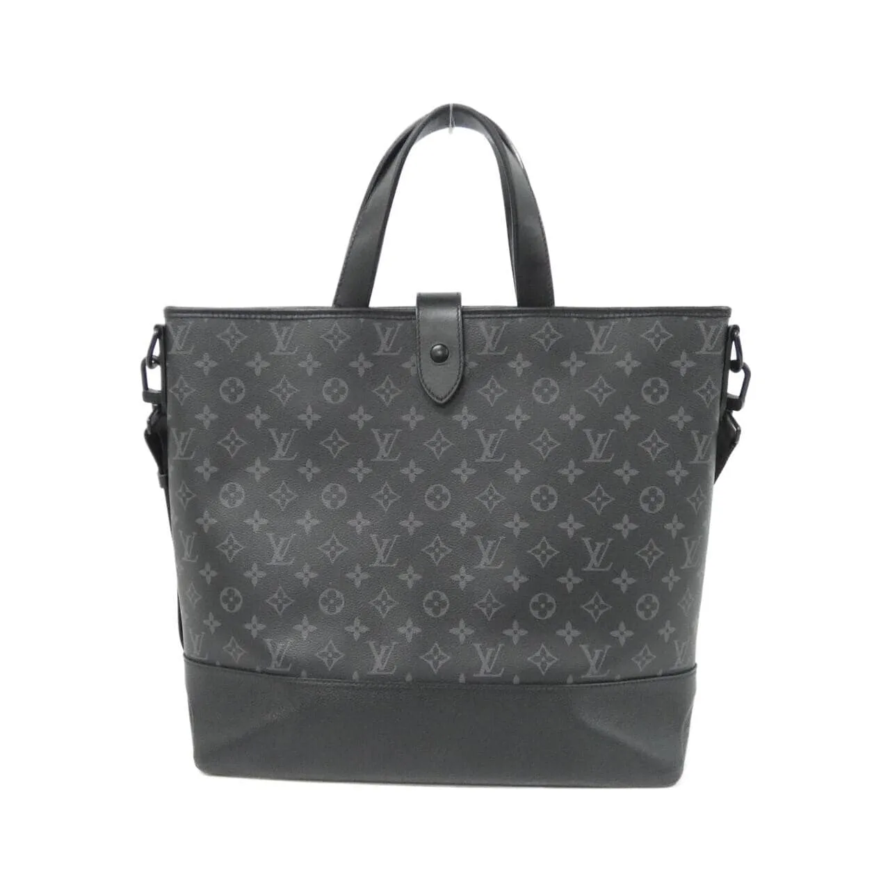 LOUIS VUITTON Eclipse M45914 Tote Monogram 黑色 Monogram 中古品B - 縮圖 2