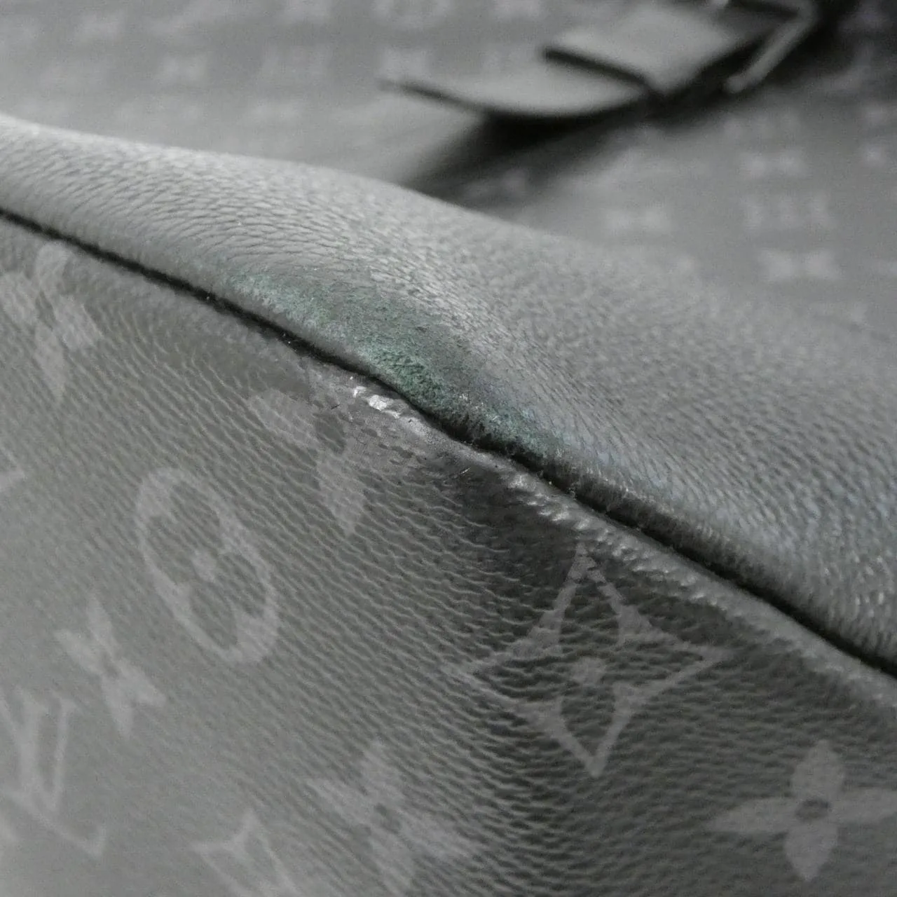 LOUIS VUITTON Eclipse M45914 Tote Monogram 黑色 Monogram 中古品B - 縮圖 3