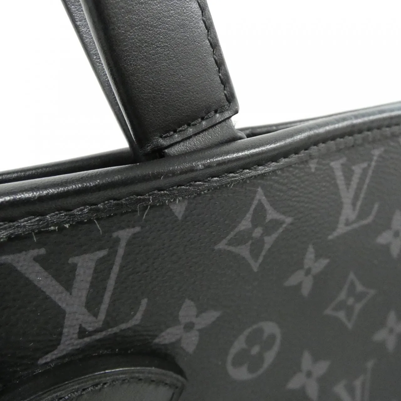 LOUIS VUITTON Eclipse M45914 Tote Monogram 黑色 Monogram 中古品B - 縮圖 6