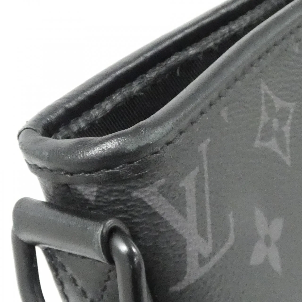 LOUIS VUITTON Eclipse M45914 Tote Monogram 黑色 Monogram 中古品B - 縮圖 7