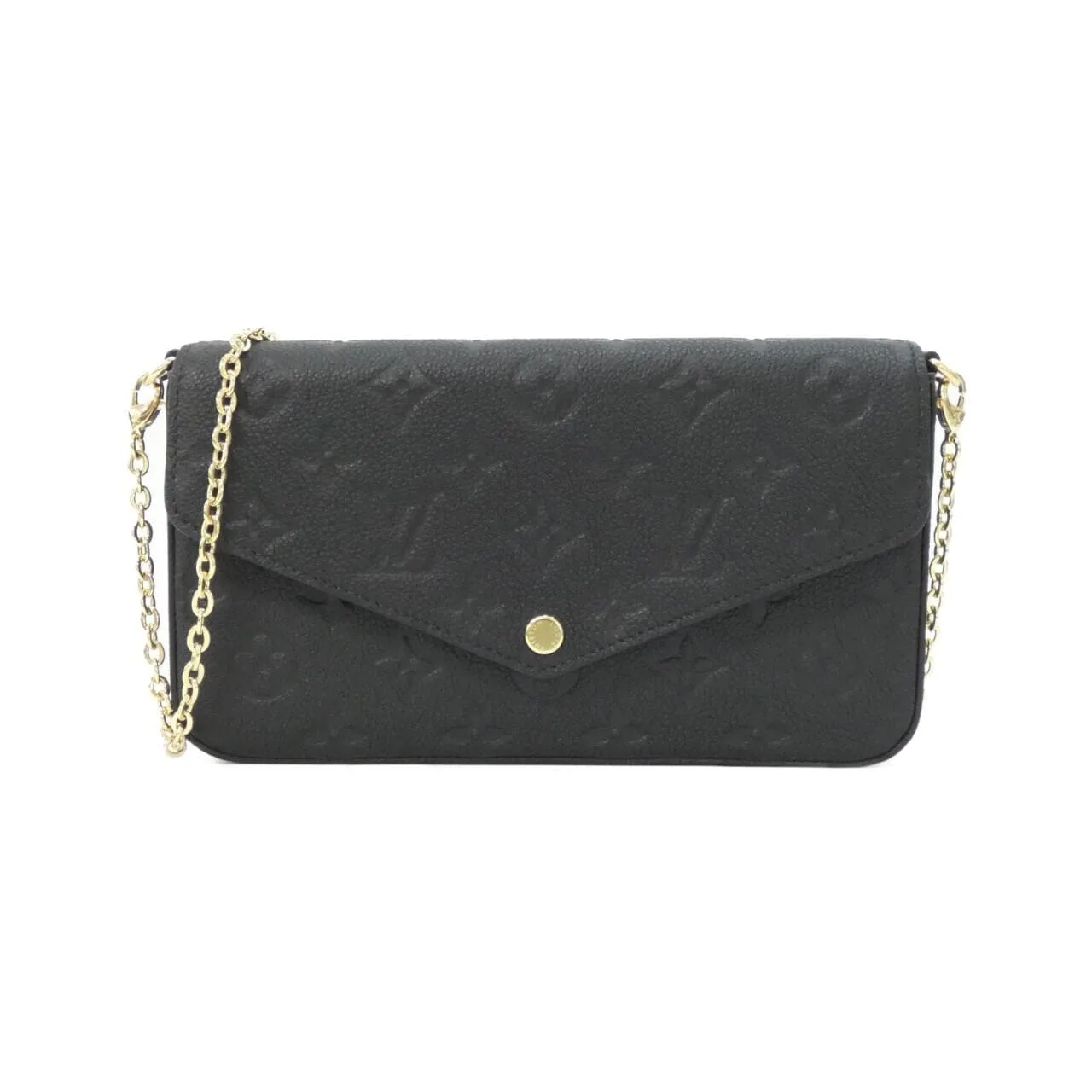 LOUIS VUITTON Pochette M82477 Shoulder Monogram Black