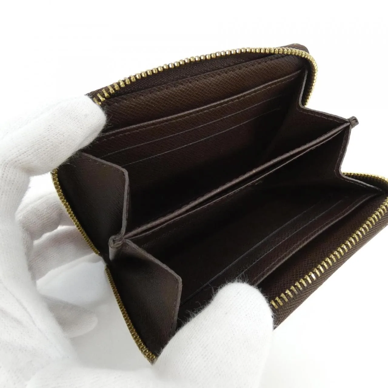 LOUIS VUITTON N63070 Coin Case Damier Black Damier Rank A - Thumbnail 6