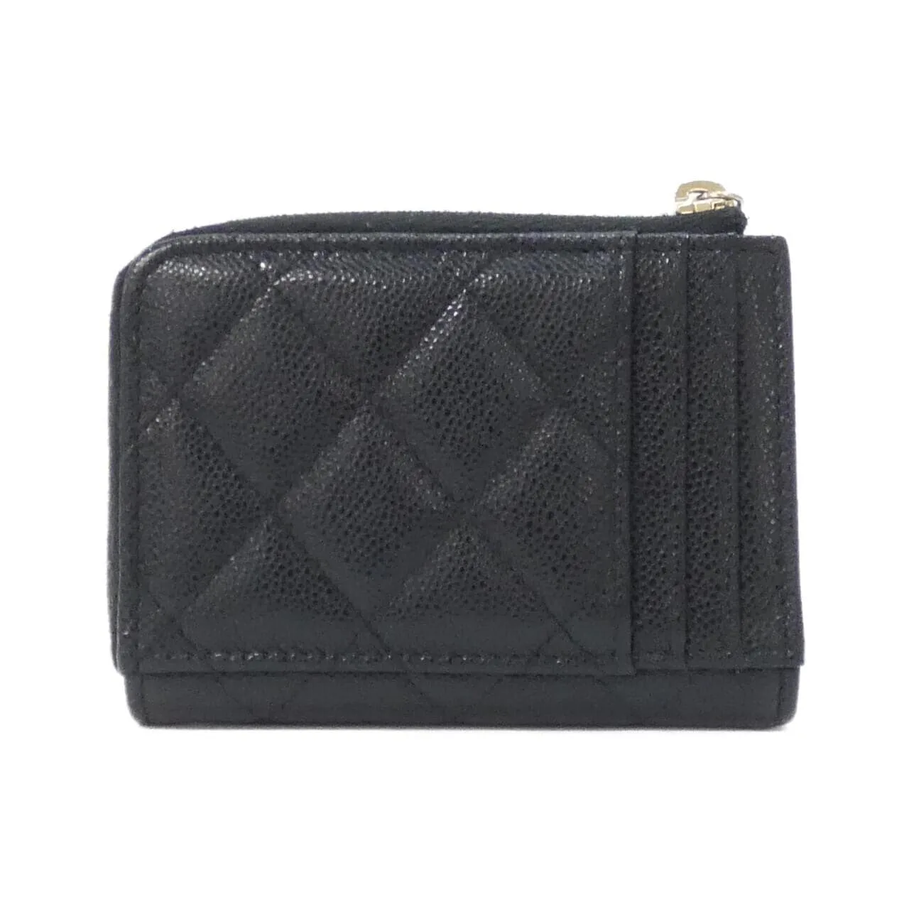 CHANEL Timeless Classic AP4893 Card Case Grained Calfskin Black Grained Calfskin Rank A - Thumbnail 2