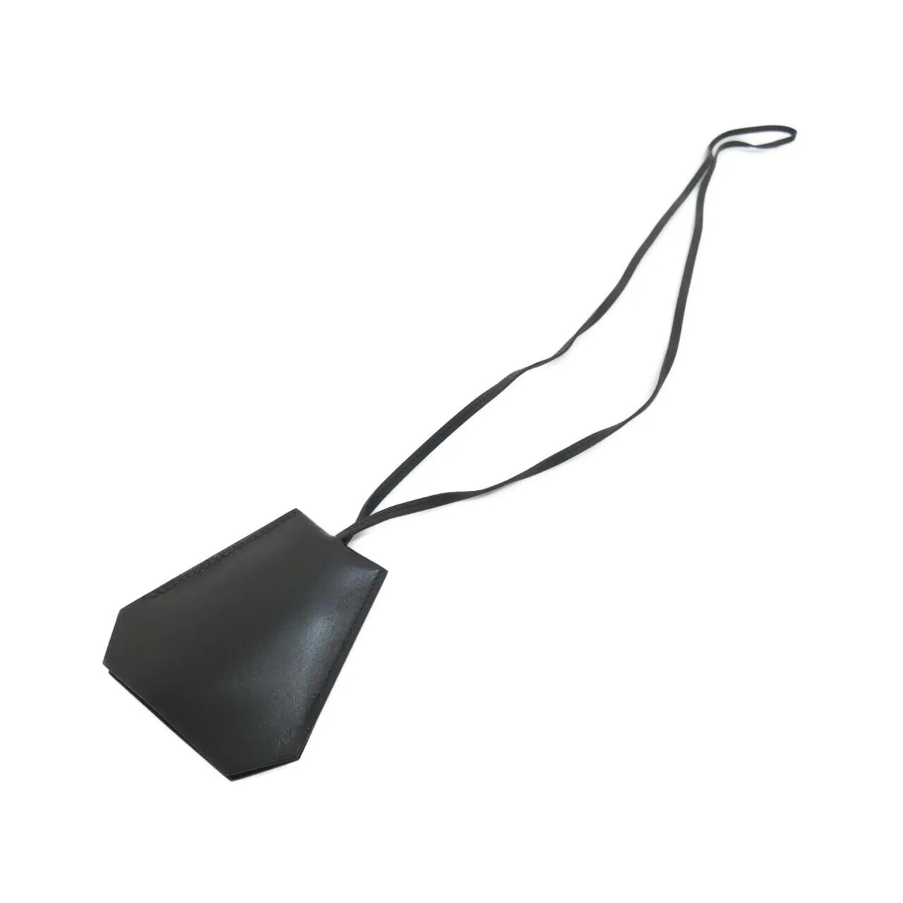 HERMES 074214CJ Accessories Box Calf Black Box Calf Leather Rank A - Thumbnail 2