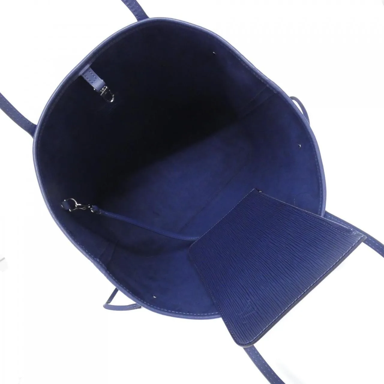 LOUIS VUITTON Neverfull M40885 Tote Epi 藍色 Epi 中古品A - 縮圖 9