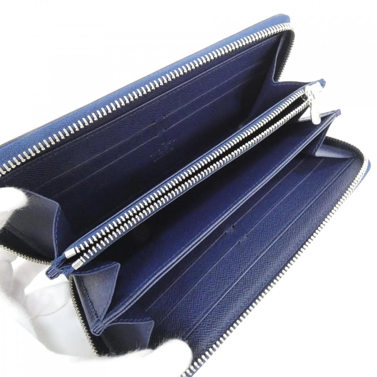 LOUIS VUITTON M60307 Wallet Epi 藍色 Epi 中古品A - 縮圖 4