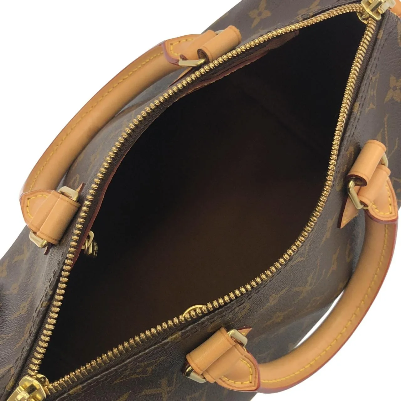 LOUIS VUITTON Speedy M41113 Boston Monogram 黑色 Monogram 中古品A - 縮圖 8