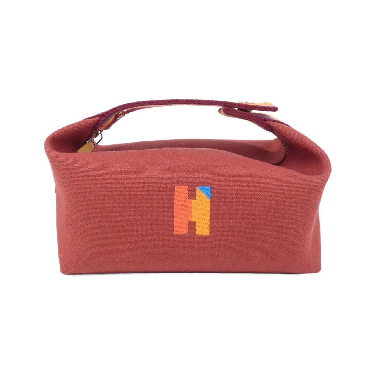 HERMES 104346M Pouch Canvas