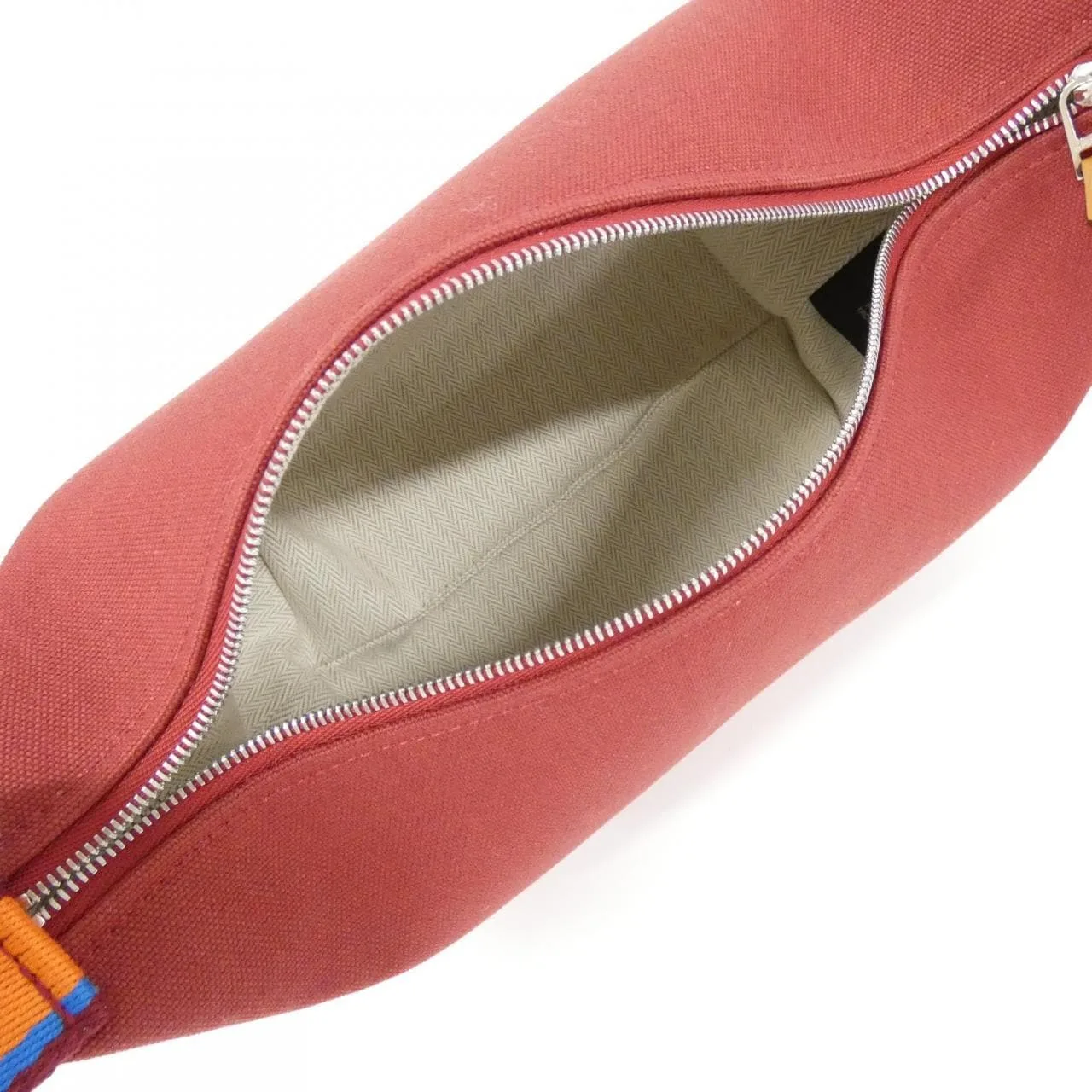 HERMES 104346M Pouch Canvas Black Canvas Rank A - Thumbnail 5