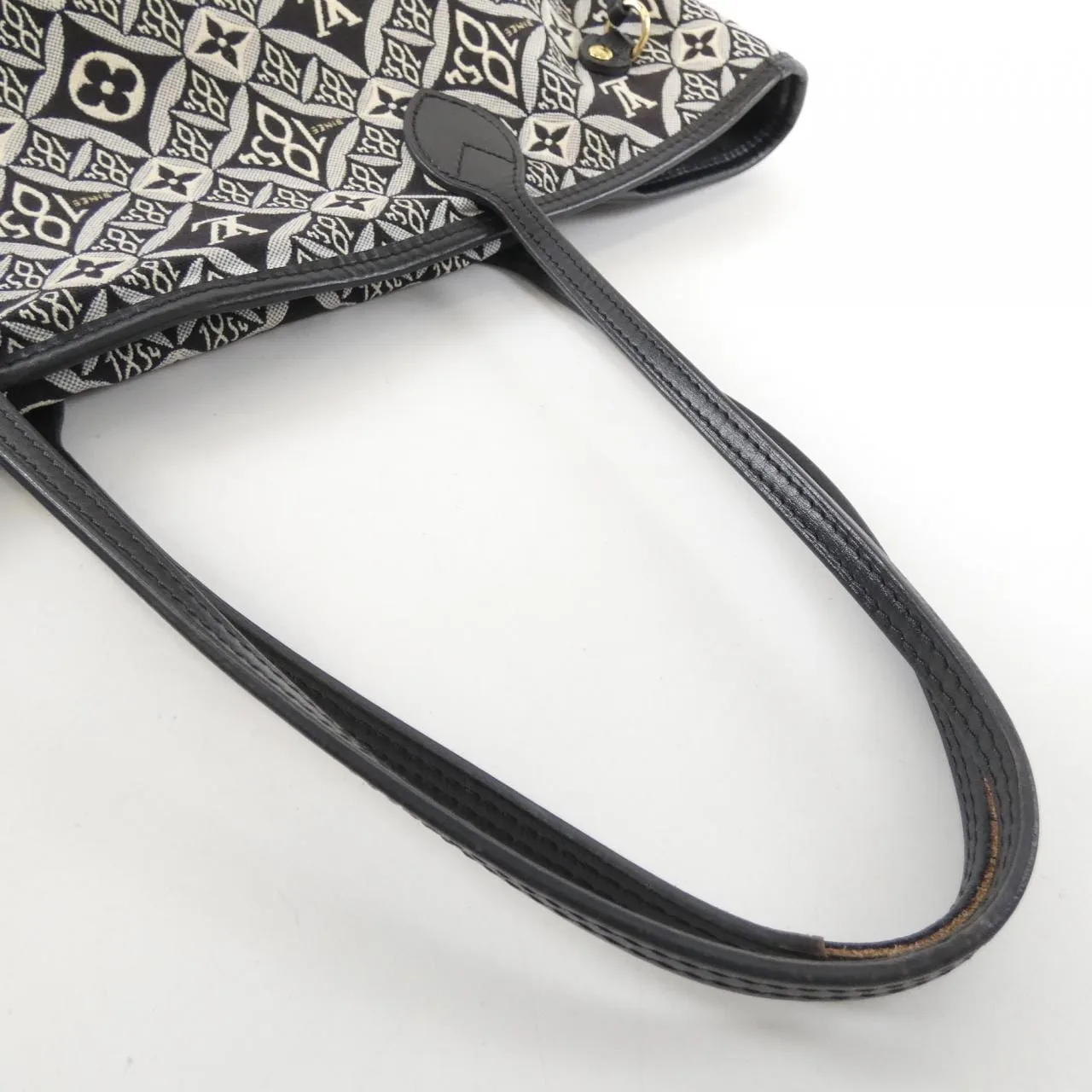 LOUIS VUITTON Neverfull M57230 托特包 黑色 中古品B - 縮圖 4