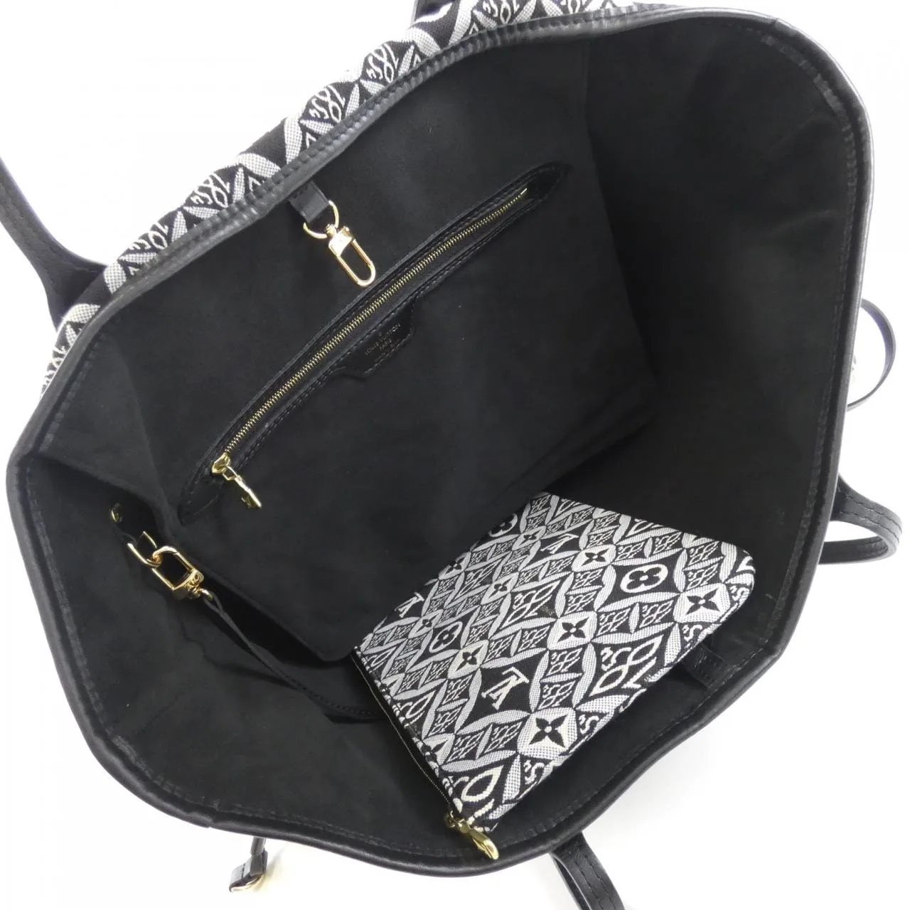 LOUIS VUITTON Neverfull M57230 托特包 黑色 中古品B - 縮圖 6