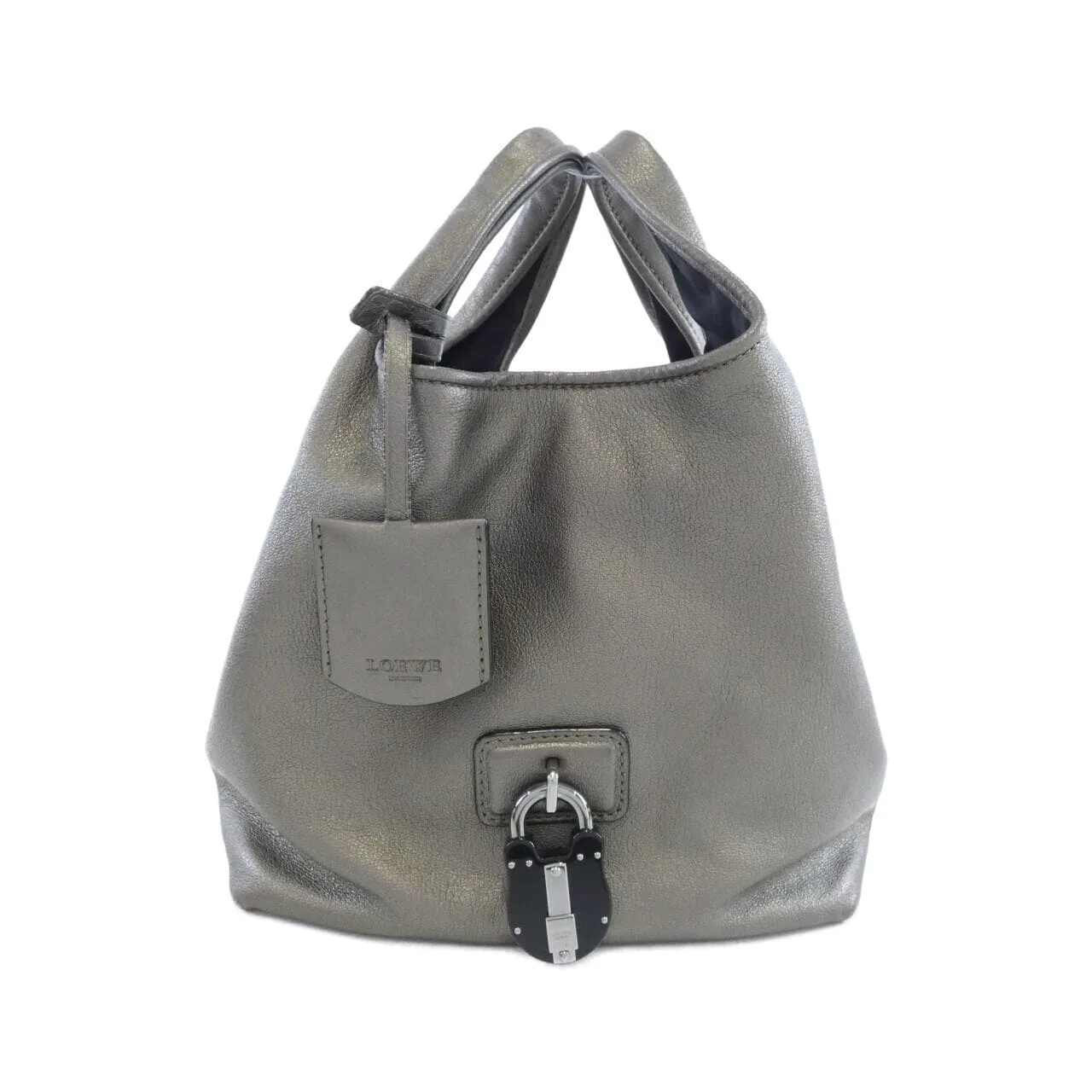 LOEWE Handbag Leather Beige