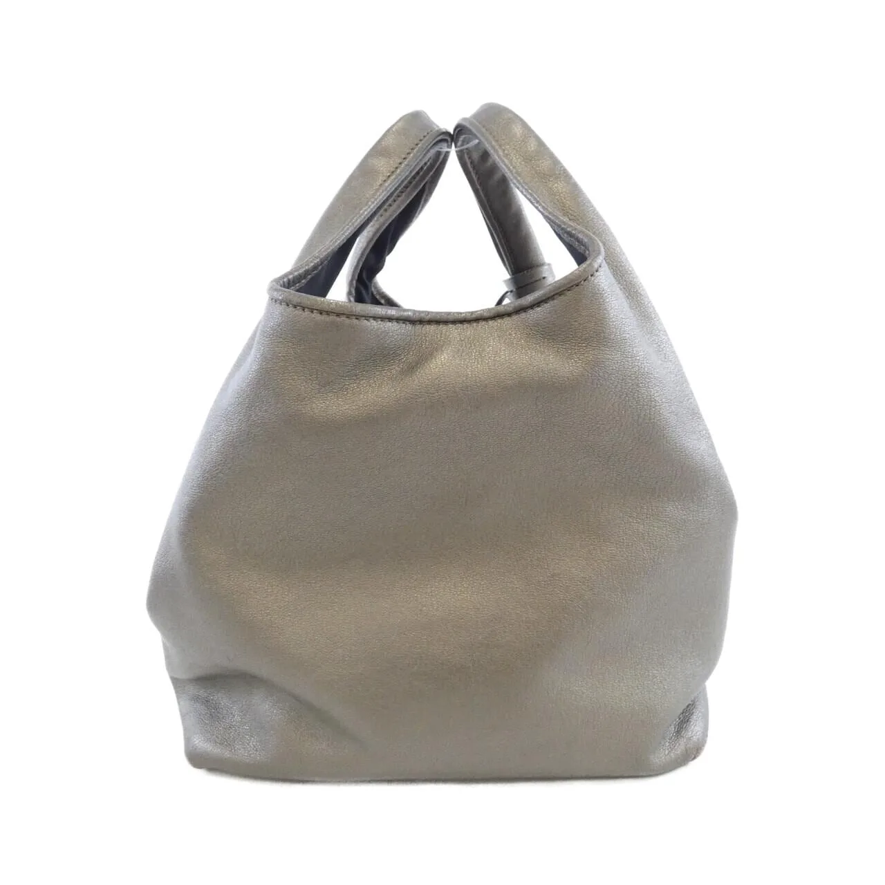 LOEWE Handbag Leather 米色 皮革 中古品B - 縮圖 2