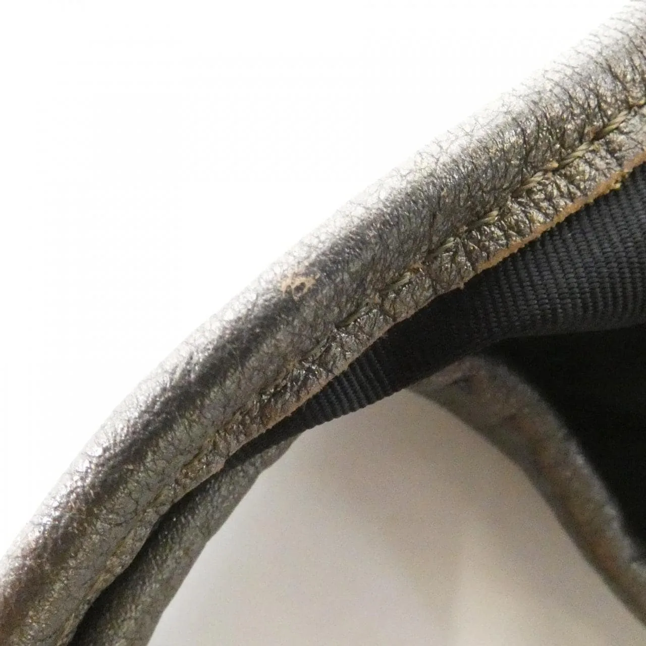 LOEWE Handbag Leather 米色 皮革 中古品B - 縮圖 6