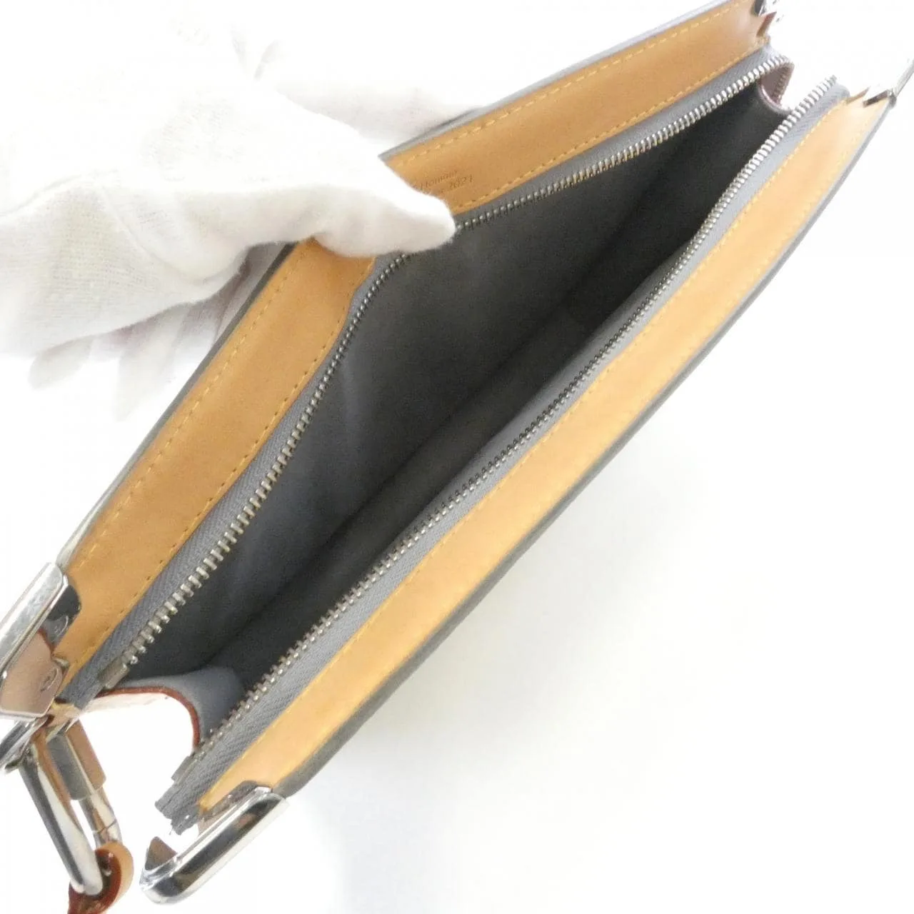 LOUIS VUITTON Pochette M80807 手提包 Monogram 銀色 Monogram 中古品B - 縮圖 7