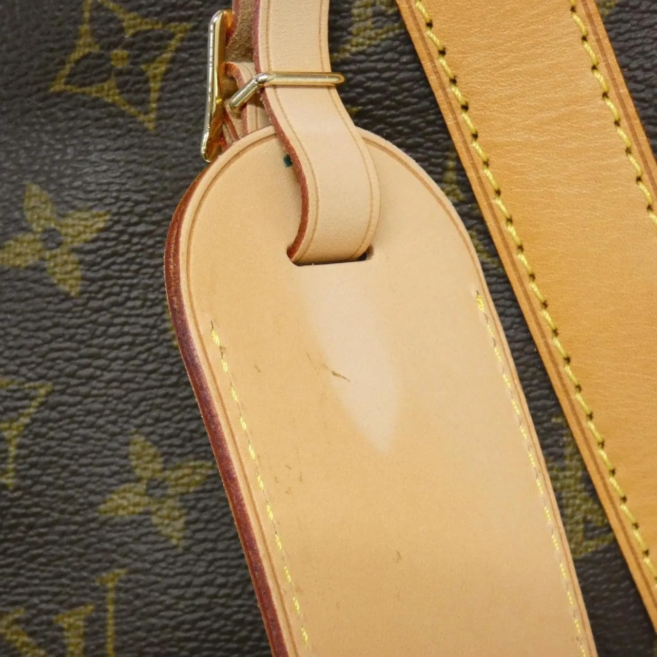 LOUIS VUITTON Keepall M41424 Boston Monogram 黑色 Monogram 中古品A - 縮圖 6