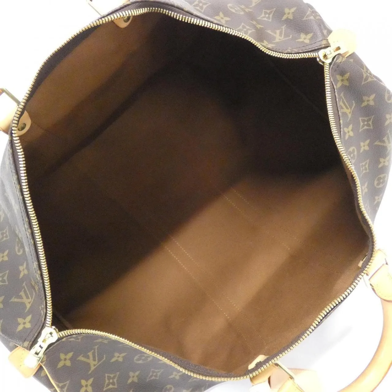 LOUIS VUITTON Keepall M41424 Boston Monogram 黑色 Monogram 中古品A - 縮圖 9